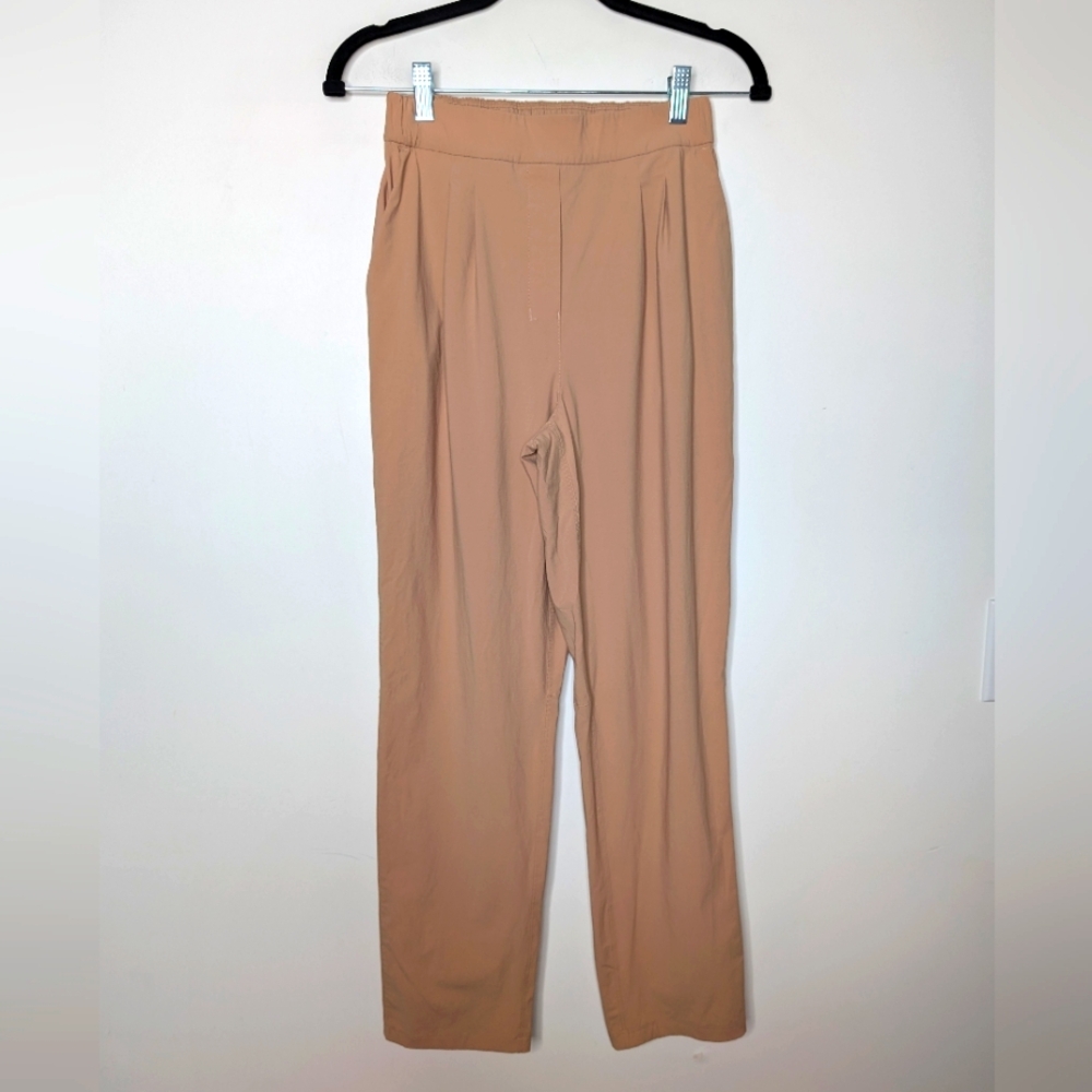 Lululemon Your True Trouser High Rise Pant Beech Wood 4 Tan Brown Pink Small - Picture 4 of 8
